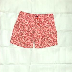 Floral Khaki Shorts